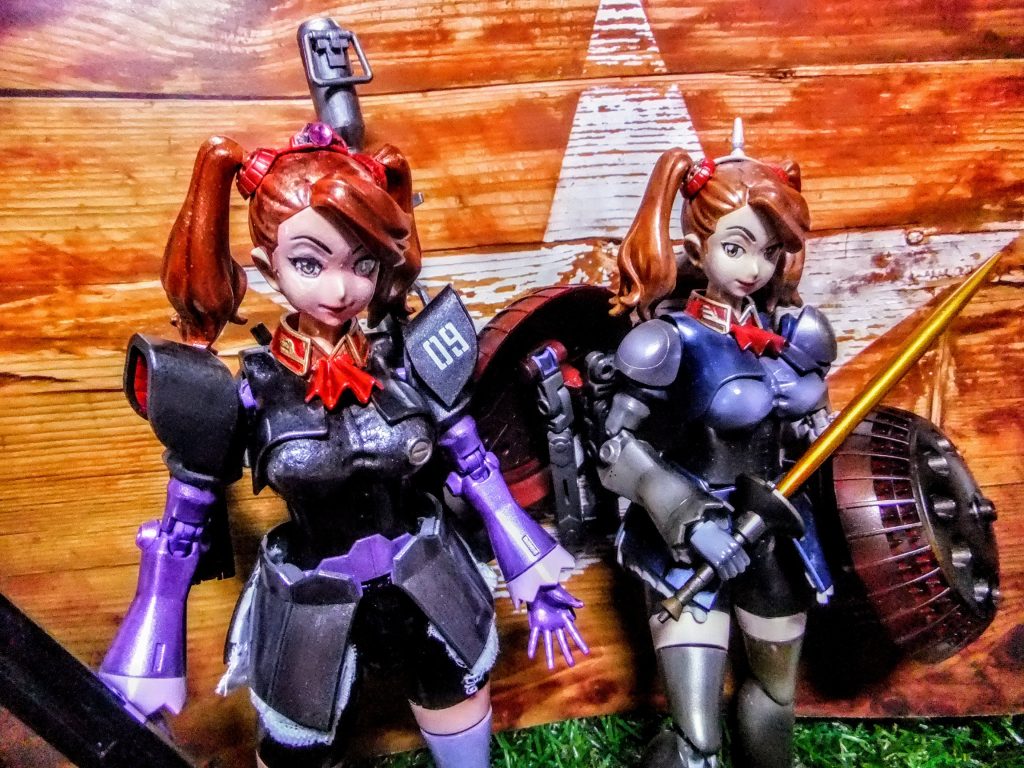 チョイ上からの画像!リックド・ギャン子の眉の下がシェイプして腫れぼったい感を解消しています(やり過ぎると公式設定から外れてこの子誰?になるのでちょっことのリファインです♫)