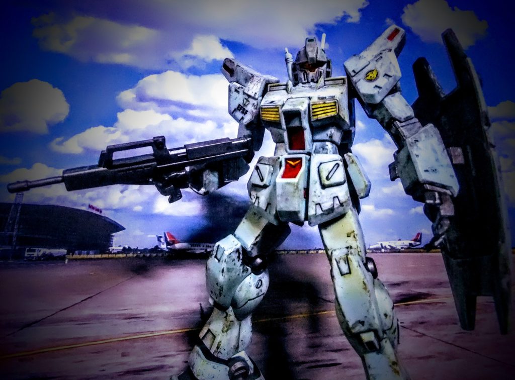 ジムカスタム！お披露目です（こちらもHGUCコンプリート企画のストック品でした(笑)）(笑)–2枚目/制作者：gtarou