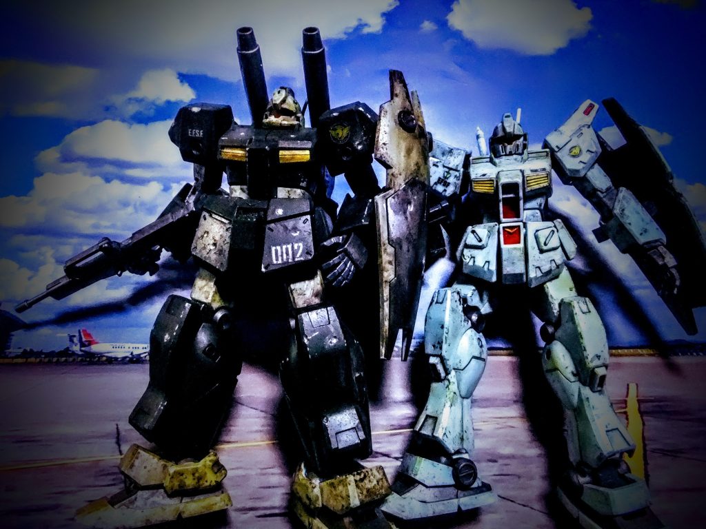 ジムカスタム！お披露目です（こちらもHGUCコンプリート企画のストック品でした(笑)）(笑)–4枚目/制作者：gtarou