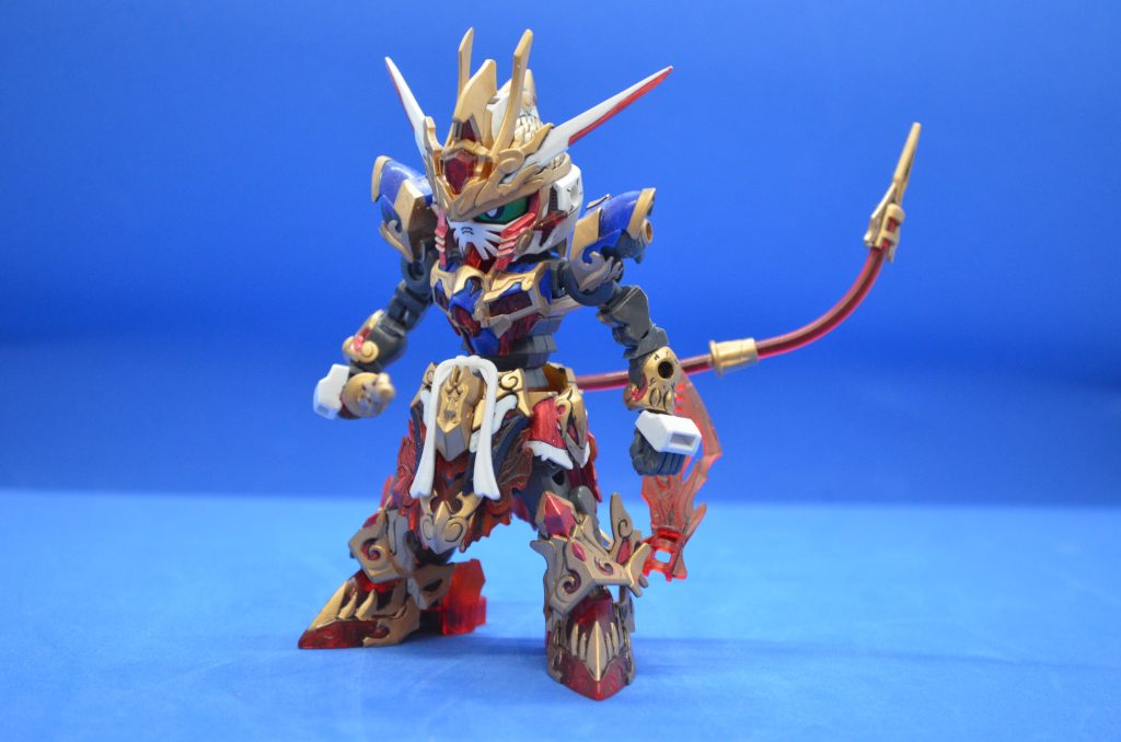 フロントショット。手首は次元ビルドナックルズ・角を使用。表情付けがしやすくなりました。