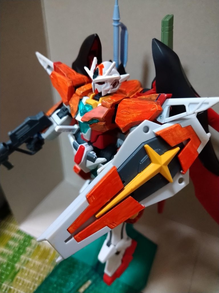 成功や失敗を繰り返しひとまず完成!ガンダムマーカーって結構難しいんだね