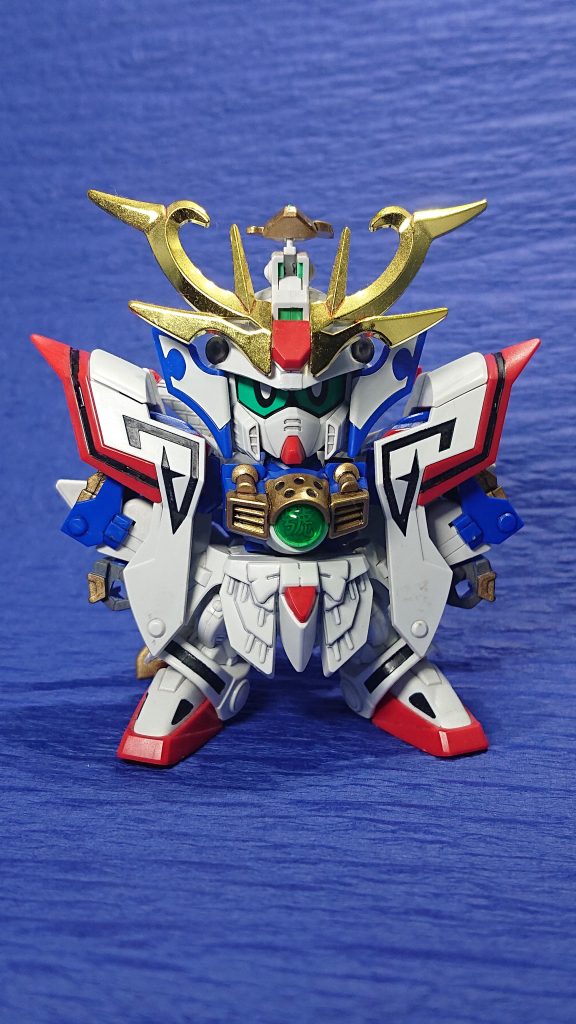 通常形態。当時は徐々に勉強のためにプラモデルを控えるようになった時期でして、何かのお祝いで大型キットを買ってもらってました。ですが武零斗頑駄無を揃えられず、最終決戦Verにはできませんでした。苦い思い出です。