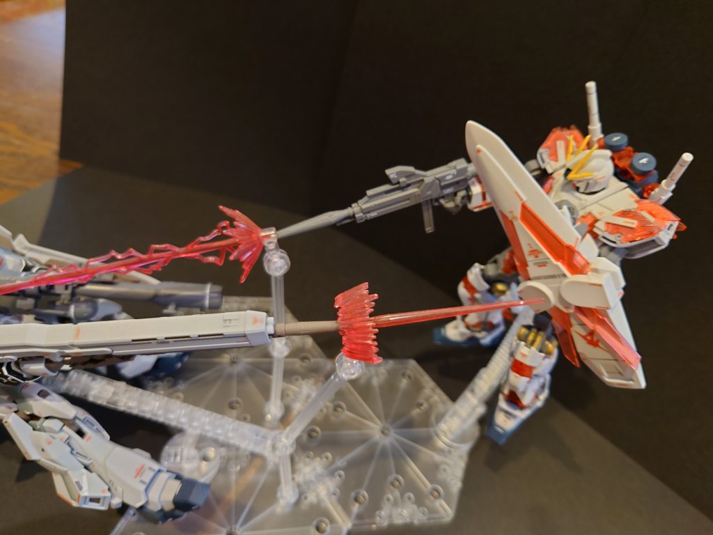 ビームエフェクトは息子のを貰いました。