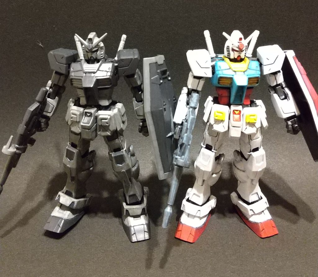 天然色の１体目と。２体目は落ち着いた色にしたくなった…のだと思います…