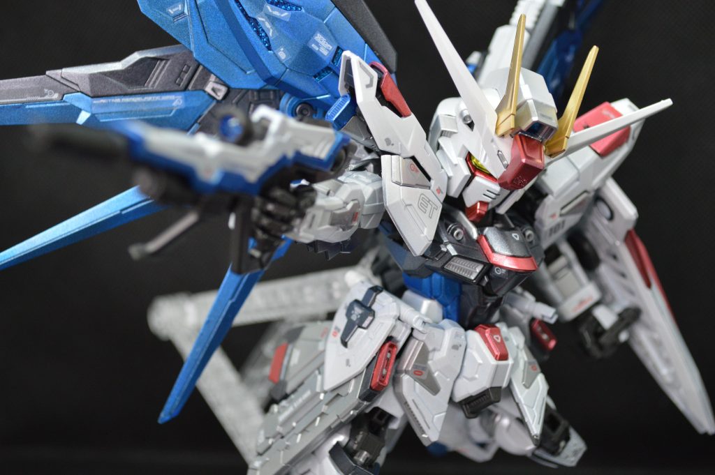 ライフルを構えた姿