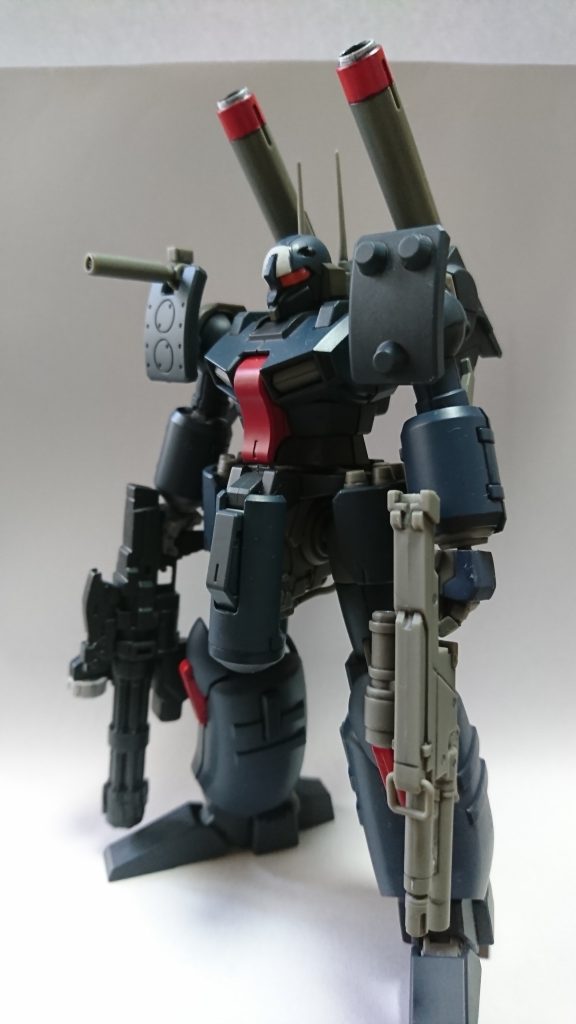 ガンキャノン·ディテクターはちょい赤色足してガトリング装備しただけです。