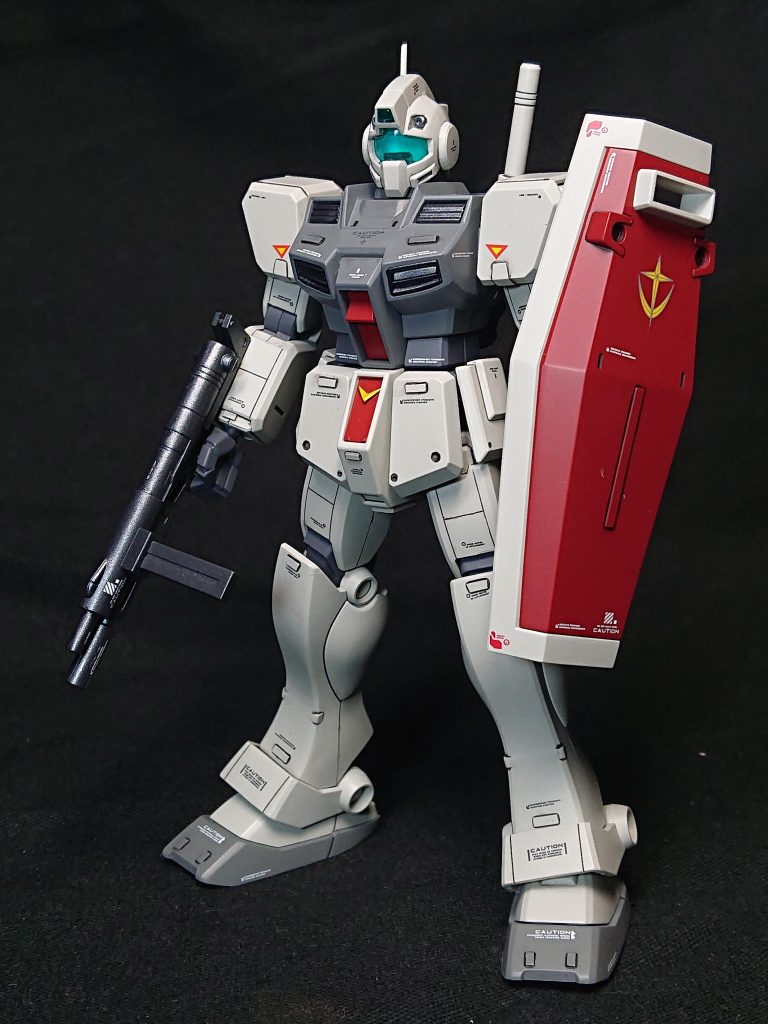 素立ち マシンガンのストックは 持てるように改造