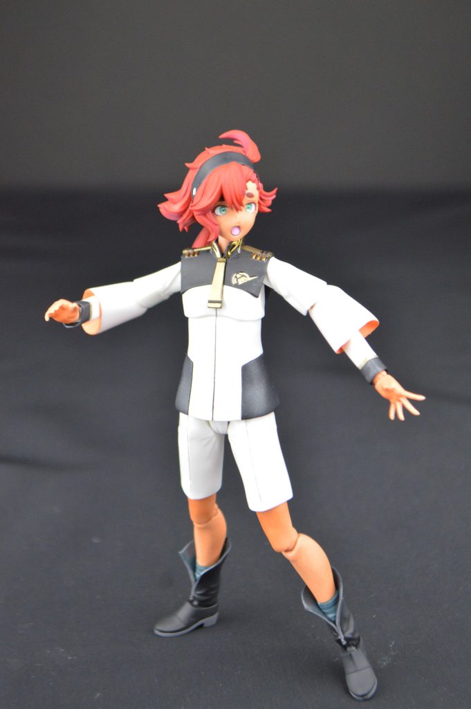 スレッタさんは身長上げたかったので腿と足首で合計1mmほど伸ばしました叫び顔は「えぇー??」のイメージで