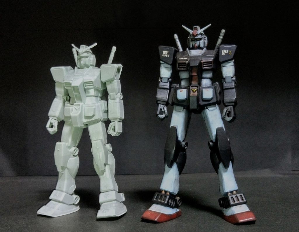 ベースのFGガンダムとの比較💦💦