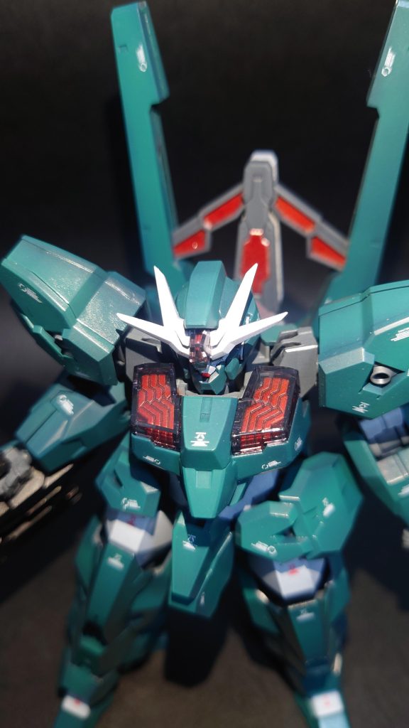 パーメットスコア4解放。シェルユニットはクリアレッド＋クリアオレンジでキャンディ塗装。