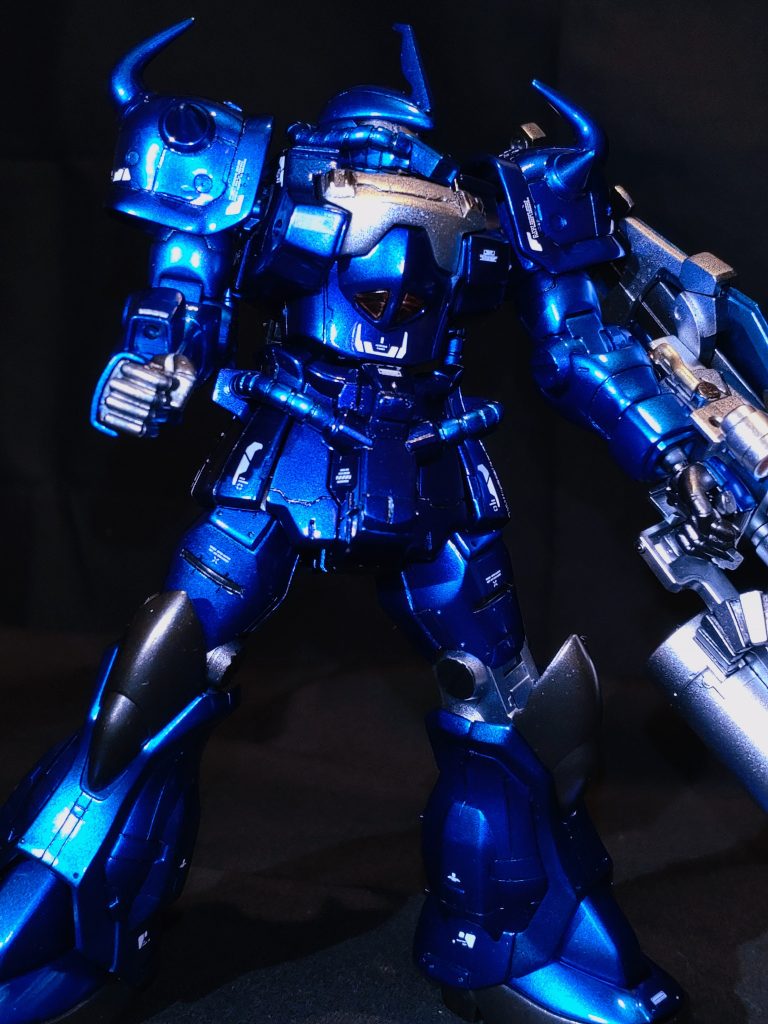 青は2色で塗り分けたけど写真じゃほぼ分からんようになりました笑GXメタルブルーとGXディープメタルブルーの上からクリアブルーを重ねて塗り分けてます。