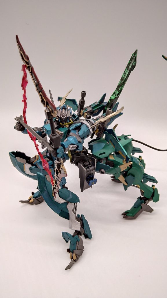 取説の写真を意識したポーズです。弓の位置をいい感じにするのが難しかったです💧