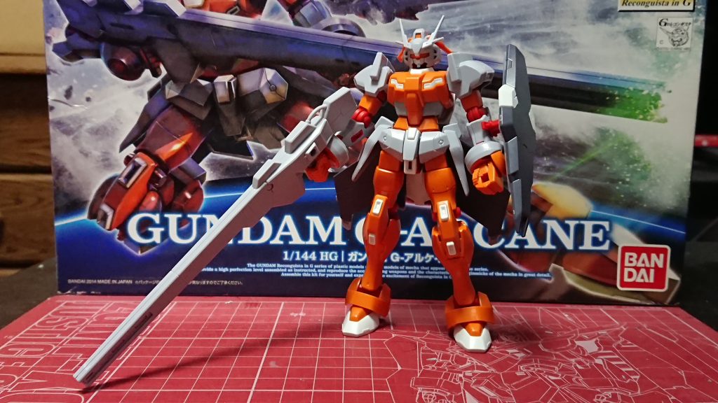 過去に制作したガンダム-G-アーテルの相方機体を制作しようと思い開始まずはベース機体をパチ組み