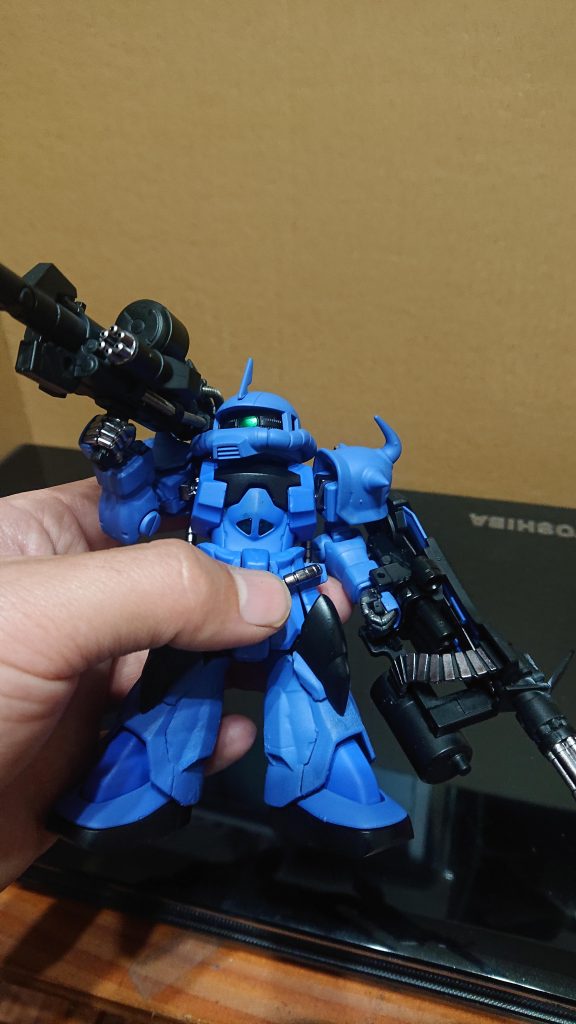 HG短縮SDグフカスタム–4枚目/制作者:Eustoma