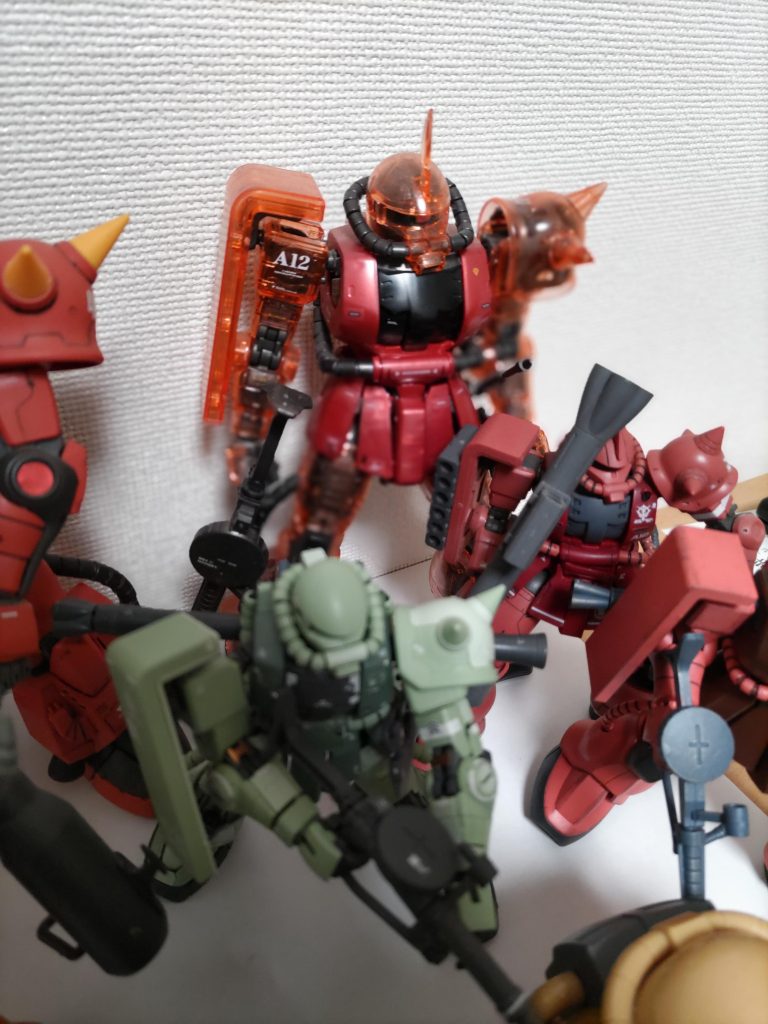 クリアのMGは娘がコンビニの一番くじで当てた😁