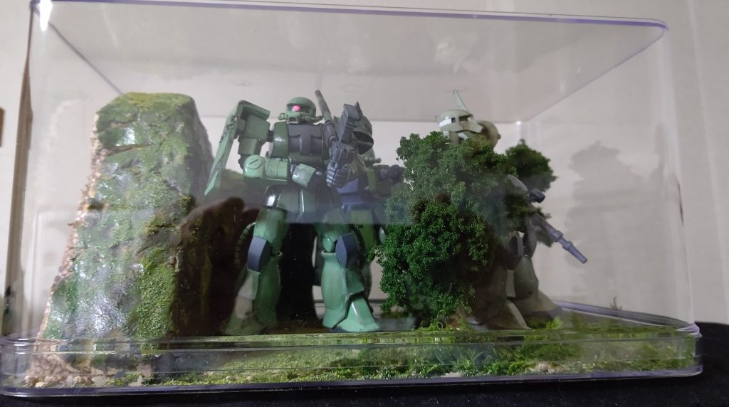 こんな感じにボックスジオラマにして終わり撮影する時は蓋外します(*^^*)