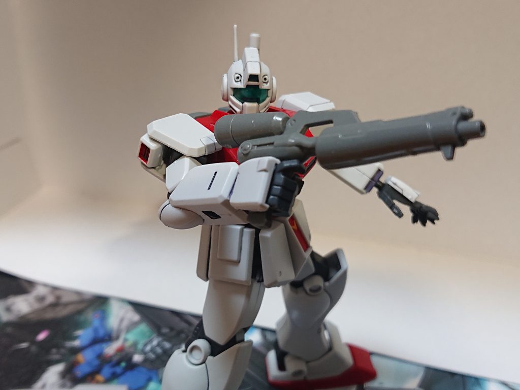 ジム・コマンド宇宙仕様のビーム・ガン。少し持たせにくいと感じました