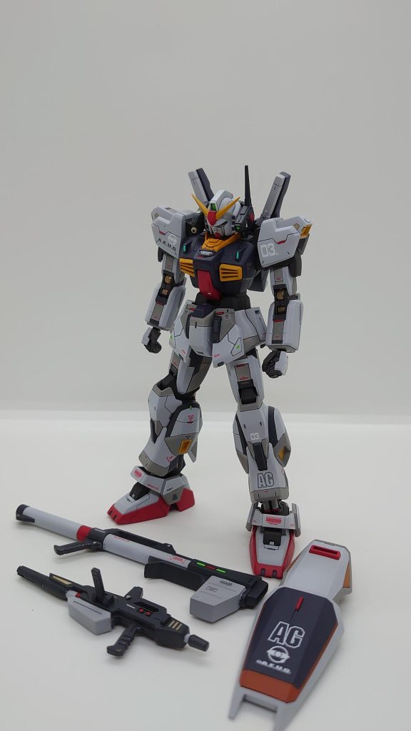 以前、嫁にガンダムタイプでなにが一番かっこいいか聞いたら即答でガンダムmk-Ⅱ!と言ってました。なかなか渋い回答w今回作ったこの子は嫁に譲渡いたします(笑)         最後まで閲覧していただきありがとうございました!