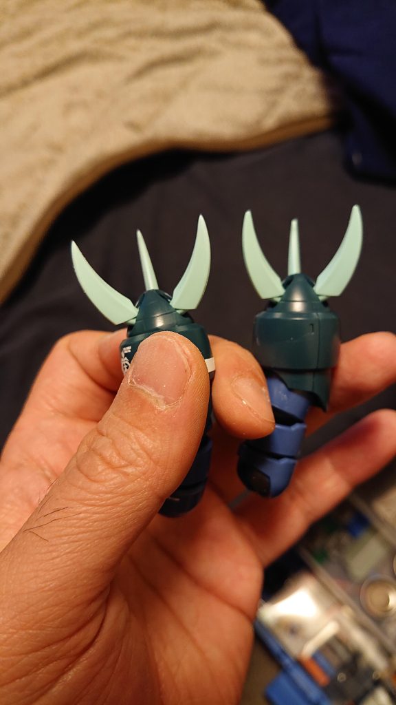 爪のシャープ化