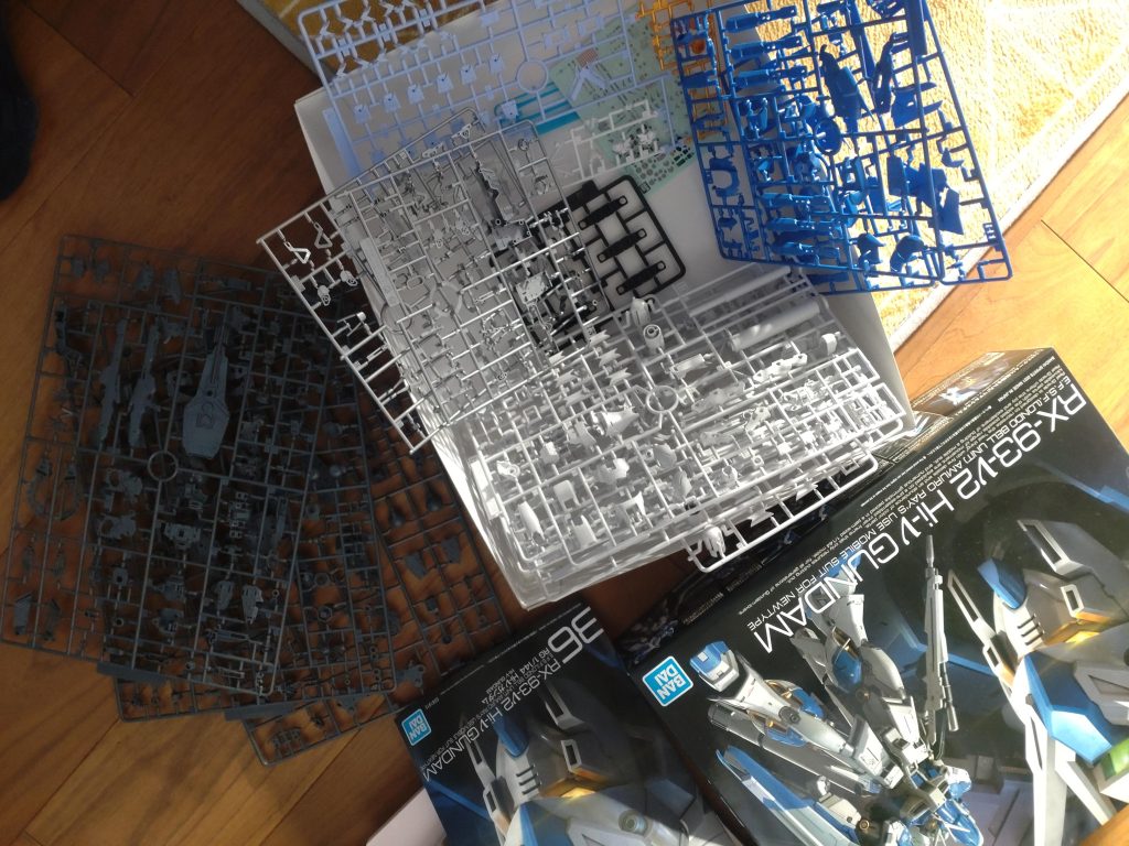 このランナーを色毎に塗装すると