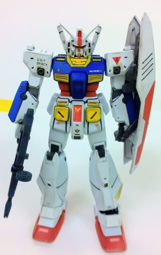 HGUC047 RX-78 NT-1 ガンダムNT-1(NT-1アムロに届いていたら？)–2枚目/制作者：バタやん