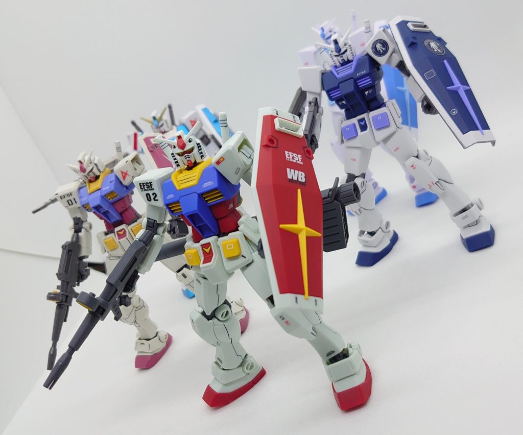 RX-78を集めてみました。EG多めですが。みんな違ってみんな良いと思いますw