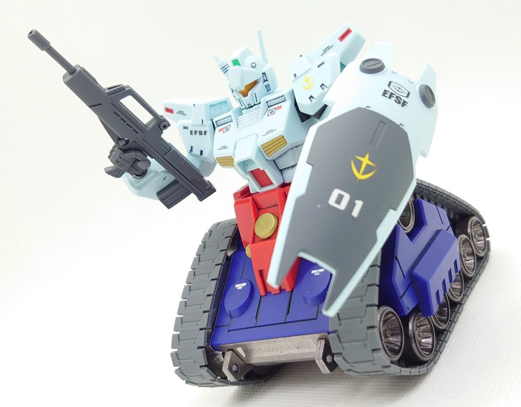 おまけ②やっぱり出来た、ガンタンクとの合体。もはや狙っているとしか思えなくなってきた…