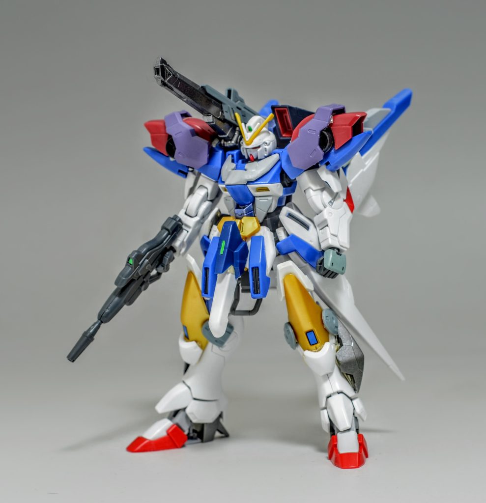 肩はアサルトパーツを逆さに取り付けてその上からベギルペンデの肩パーツを取り付けました。