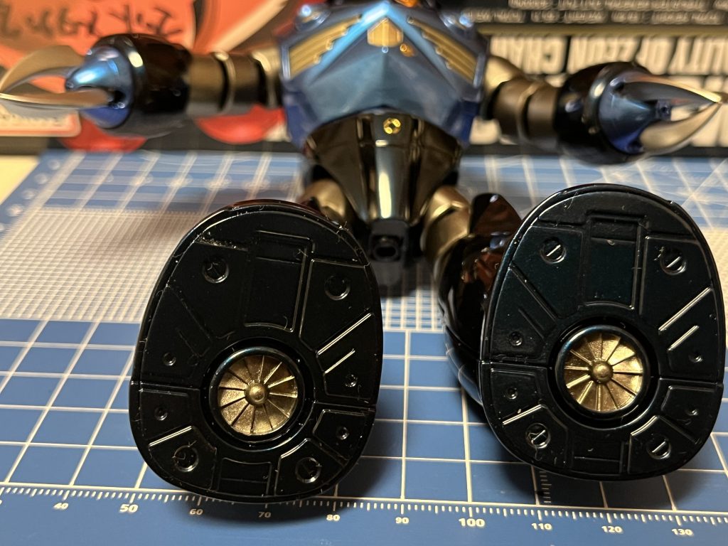 足裏のファン部分？を塗り分けしてみました