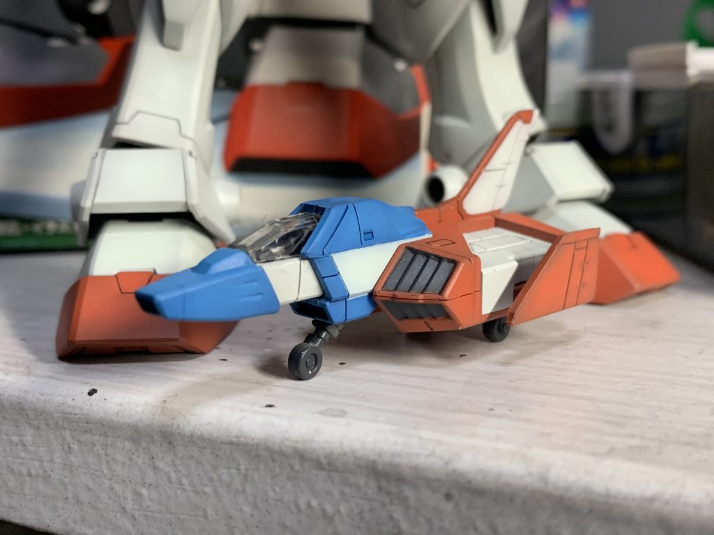 コアファイター！ごちゃつくので、あえてデカールは貼りませんでした。