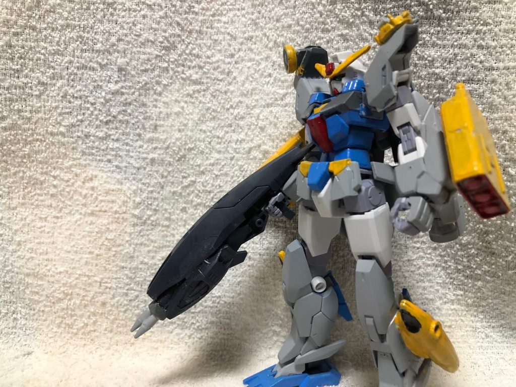 元のアーマーが水中機設定のためほぼ改造工程はなく…と言いたいがそこそこありました。