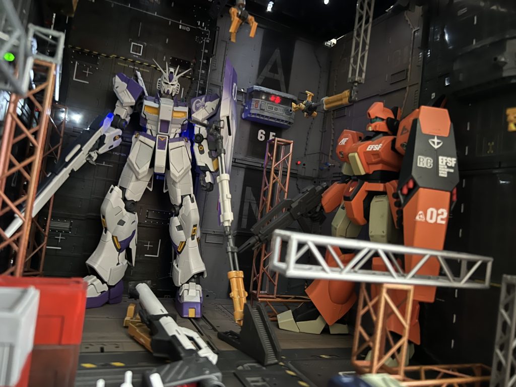 AE & 地球連邦軍🌏EFSF  MS格納庫ジオラマ–4枚目/制作者：SINANJU