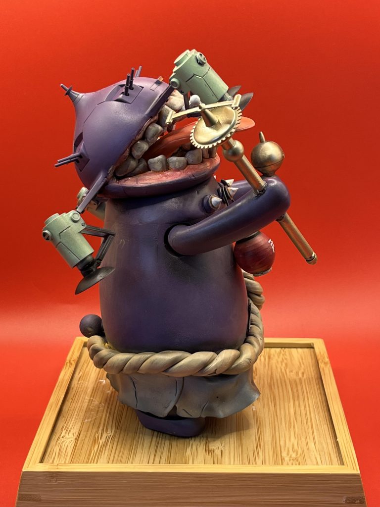 杖、歯、提灯、玉？はblenderでモデリングをして、3dプリンターでの出力品となります。