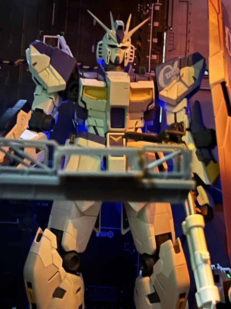 AE & 地球🌏連邦軍EFSF   MS格納庫ジオラマ別ver.–5枚目/制作者：SINANJU