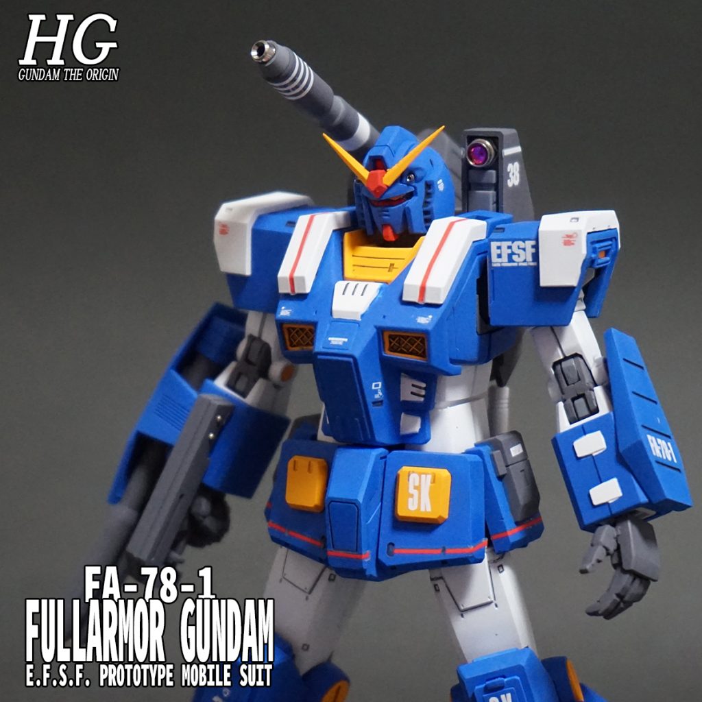 HG ORIGIN フルアーマーガンダム–2枚目/制作者：@Under_NM_Design