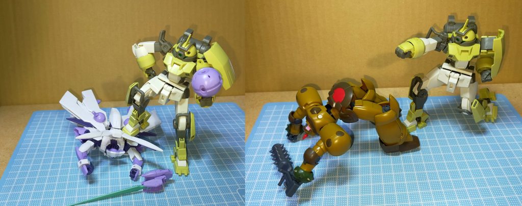 素材集めの狩猟風景