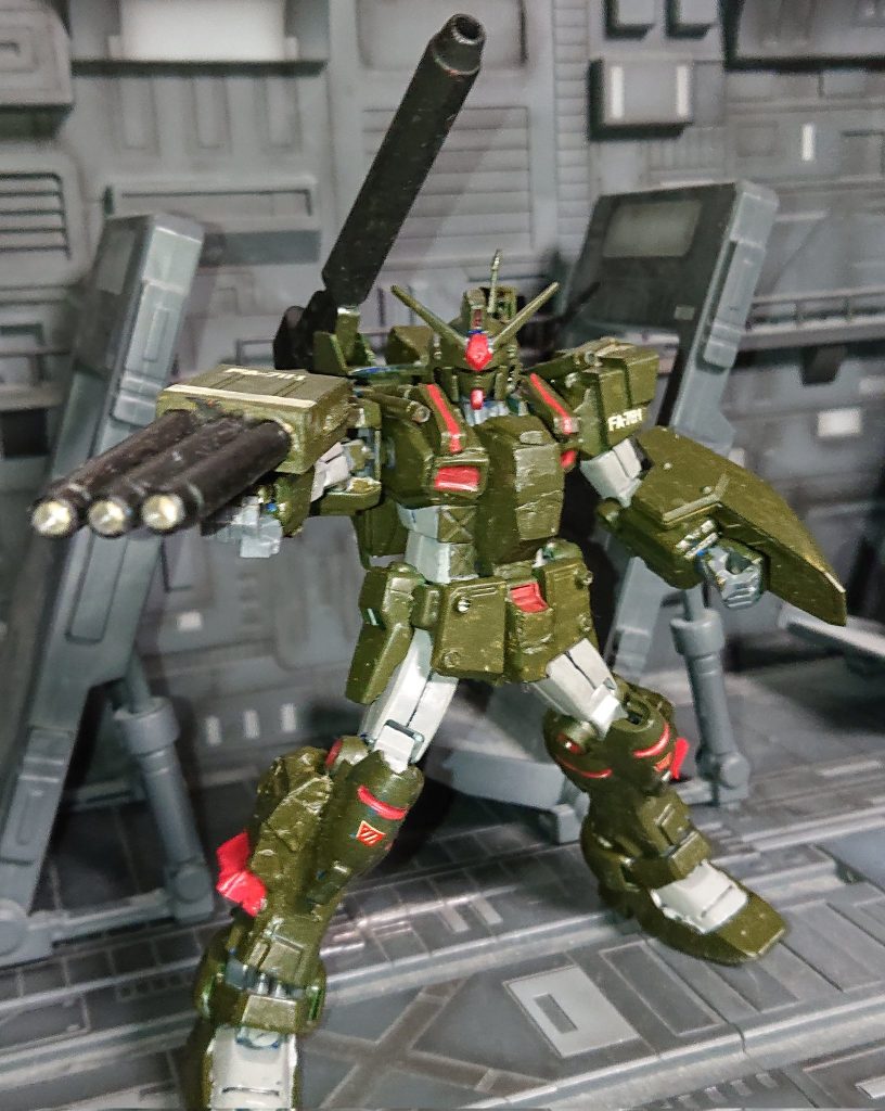 いつものMSVのFA使用　連装ビームライフルは３連装に