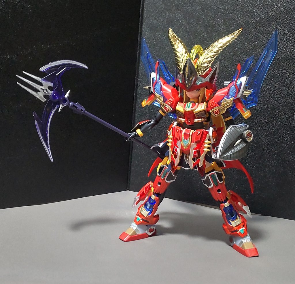 剣の代わりにネヴァリアの鎌を持たせてみましたが、ちと合わないか。