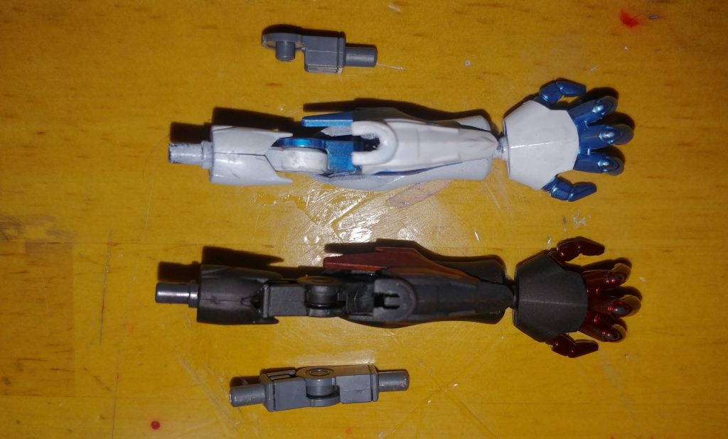 おまけ実はシャインGDとダークGDの腕関節はこのように変更しております変更した理由はこちら(↓)