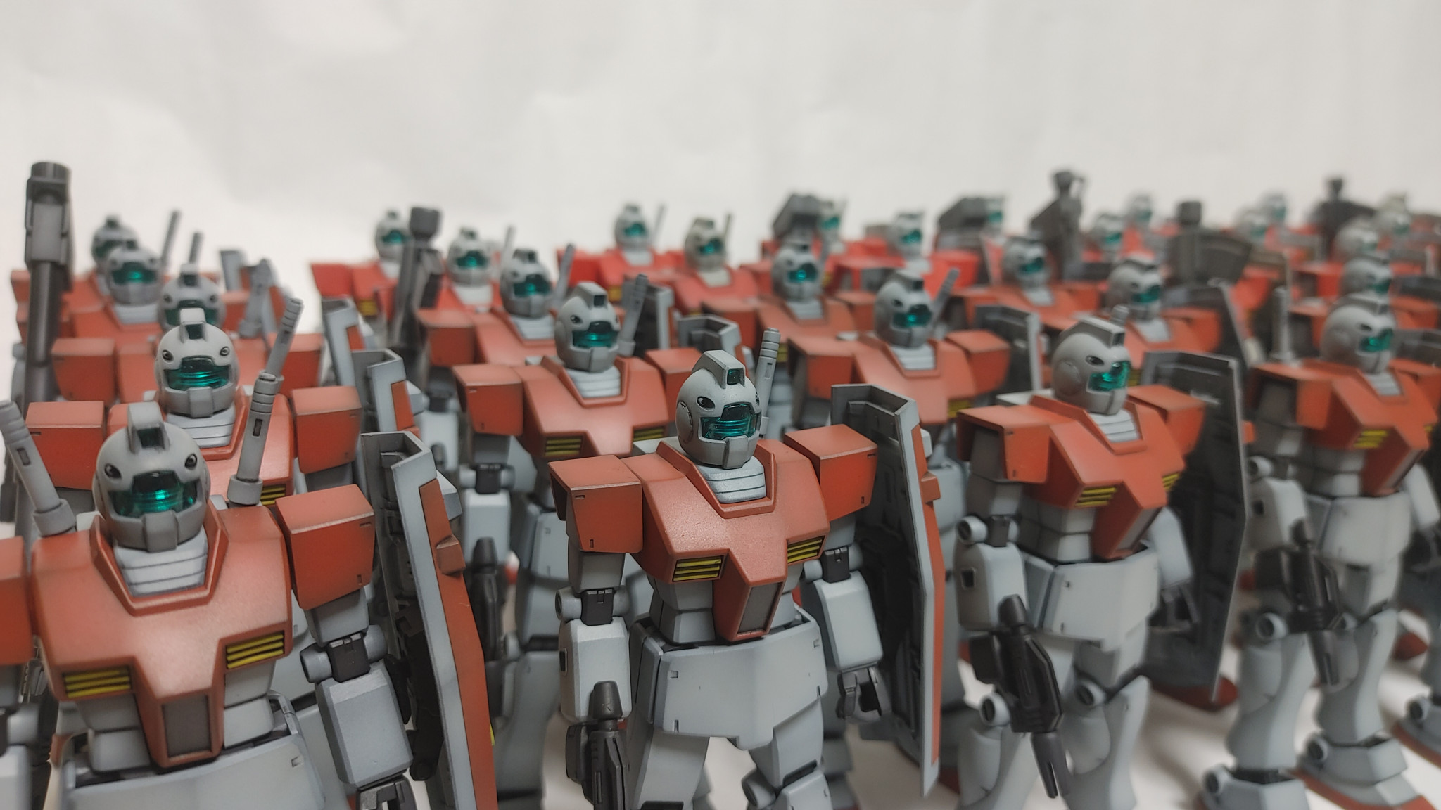 大量！！】HGUC ジム｜ジャンク屋れっどまんさんのガンプラ作品