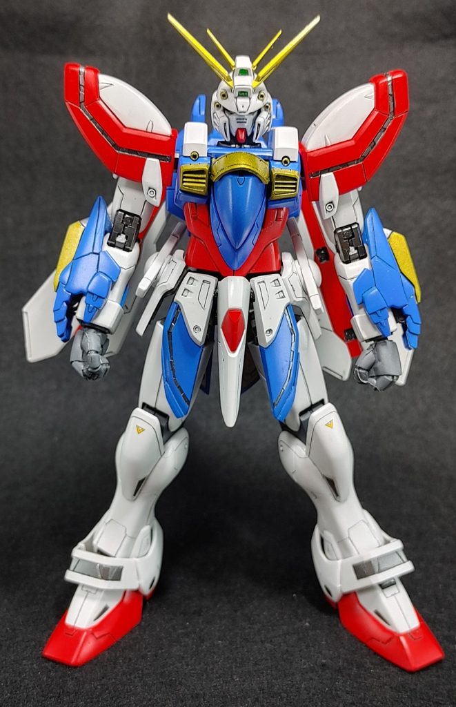 RGや旧HG等を参考にディテールアップ、顔面の整形を施しております。