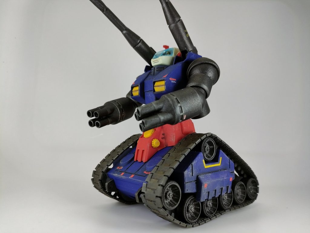 キャタピラへのウェザリングこてこてにしたのにあまり反映されず、難しさをかんじました。