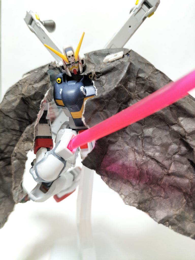 成型色を艶消しに部分塗装しました。せっかくなのでabcマントも作成。tamamaさんのやり方参考にさせてもらいましたm(_ _)m