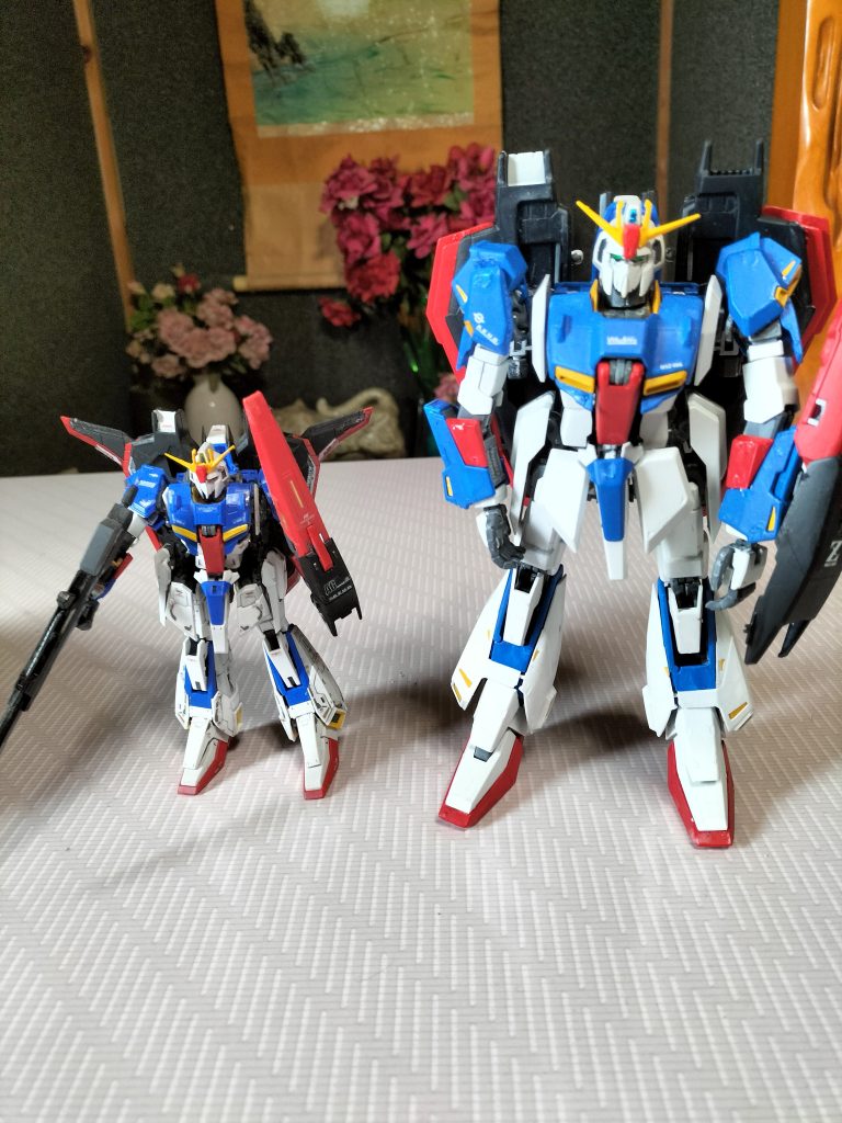 RGZとの大きさ比較です。1/100は、大きいですね!