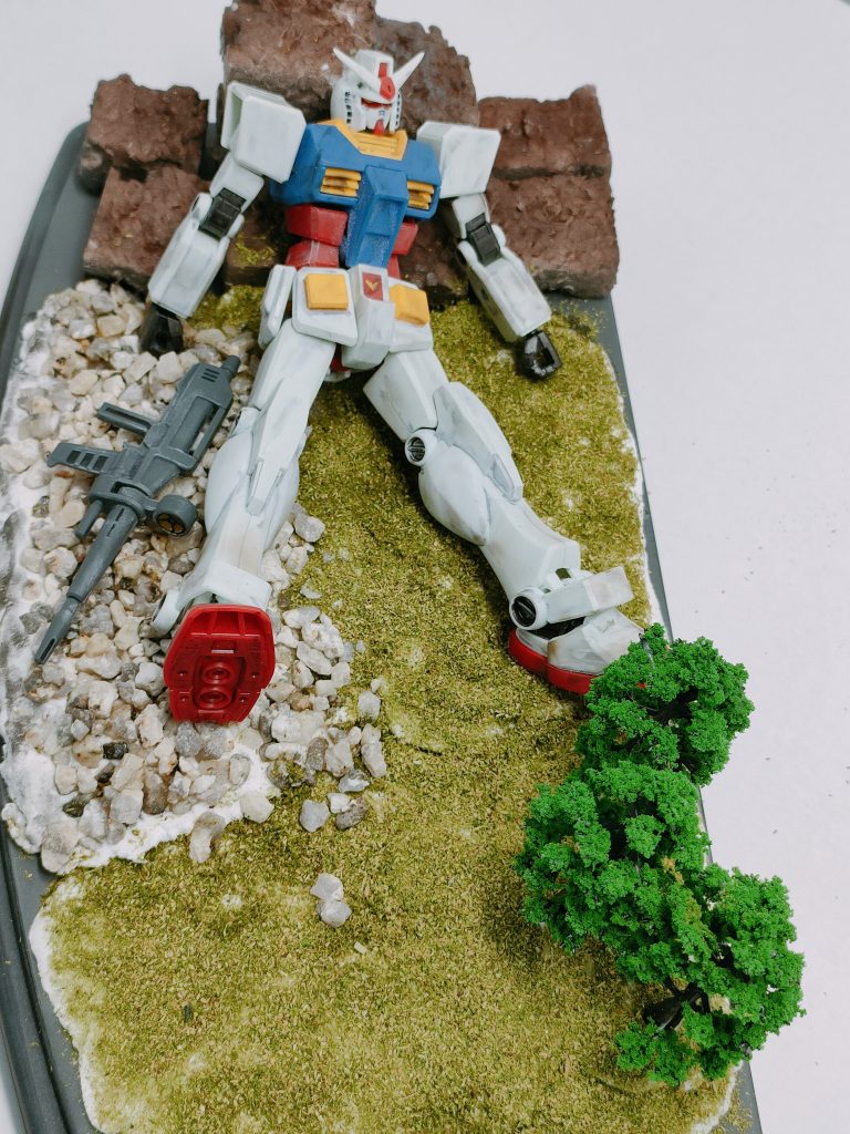 真上からのアングルです。色々思う事（木のサイズ感とか）はあるのですが、満足!!