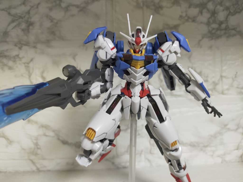 エアリアルは墨入れ、部分塗装、トップコートつや消しです。フライトユニットは、自分好みに塗装しました。