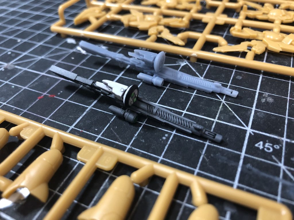 3Dプリンターに慣れてきたのもこの頃で、試しにビームスマートガンやハンドパーツをプリントしてみましたが、腕の改造がままならず途中で断念