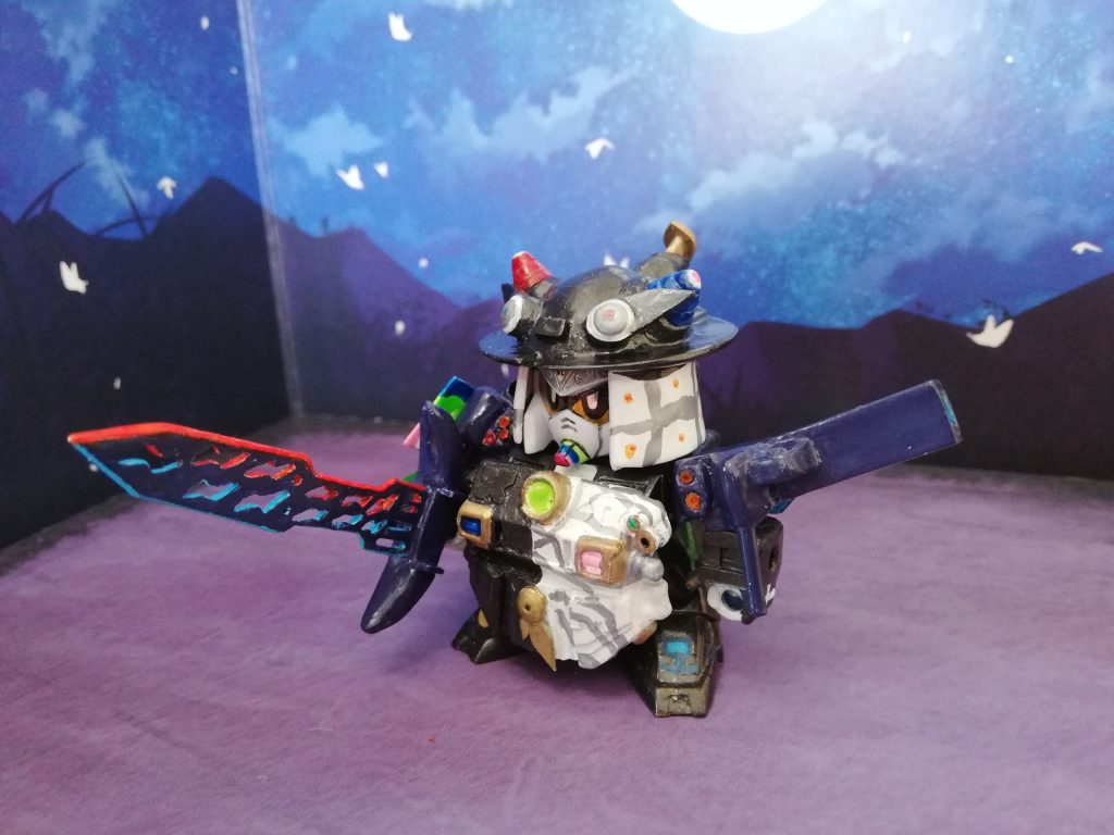 梵鬼獣(カウ)を纏った姿(斜面)