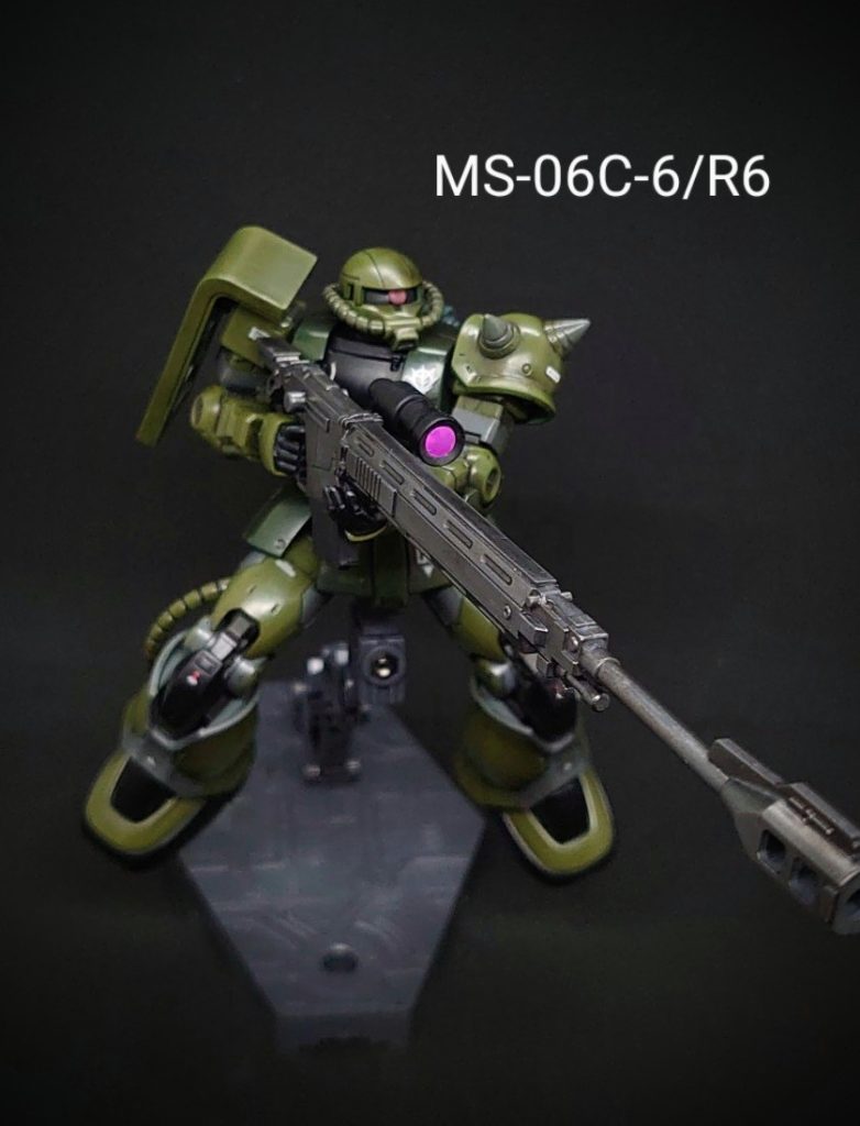 対艦ライフルは、ポージングが難しい（汗）