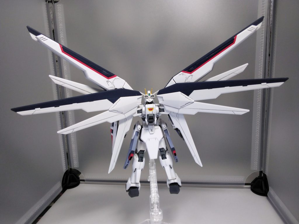 エリカ・シモンズにバレて解体させられた様だが、CE74年頃紛争地帯で白いフリーダムを見たという目撃情報がある。